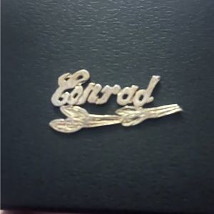 Sterling Silver Conrad Name Plate
